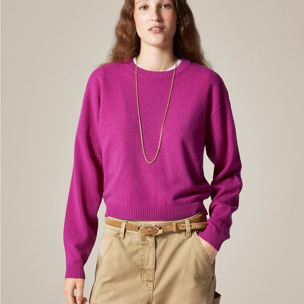 J.Crew Perfect Cashmere Crew Sweater
